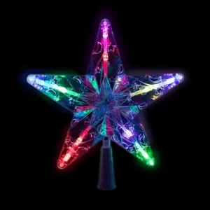 Estrella para árbol de navidad 10 LEDs